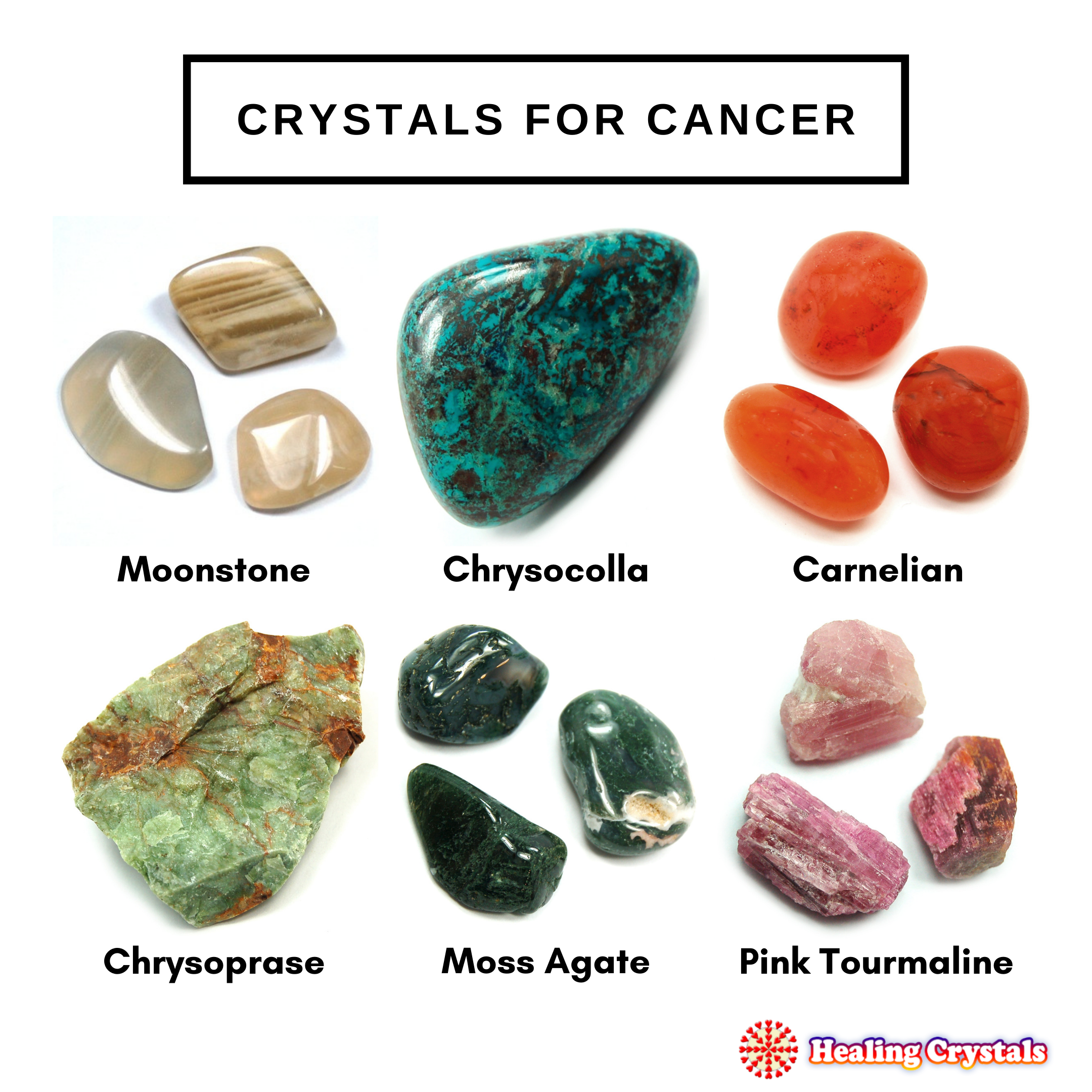 Crystal Suggestions for Cancer the Crab